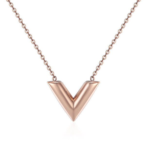 Lovely V Pendant Necklace