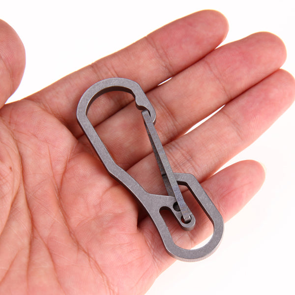 Multifunction Titanium Carabinerl Keychain