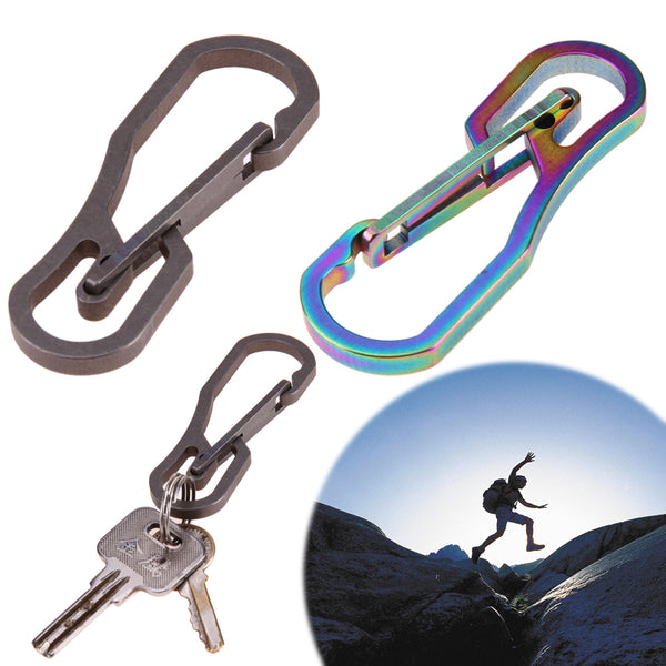 Multifunction Titanium Carabinerl Keychain