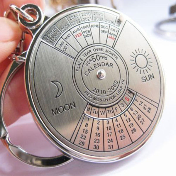 Perpetual Calendar Keychain