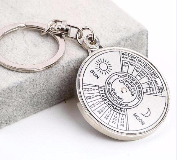 Perpetual Calendar Keychain