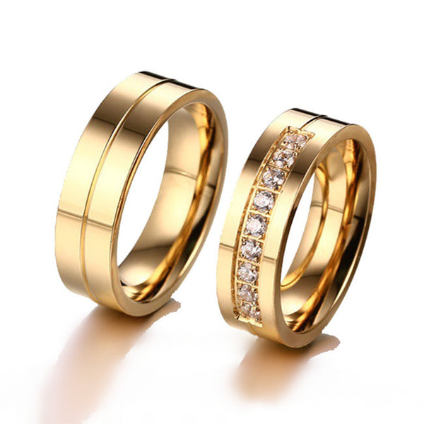 Classic Couple Gold Ring