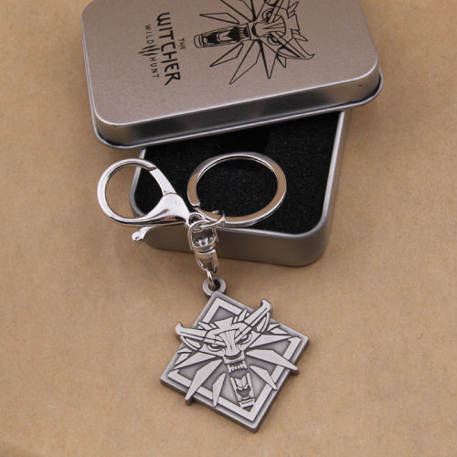 The Witcher Wolf Keychain