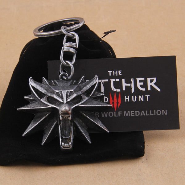 The Witcher Wolf Keychain